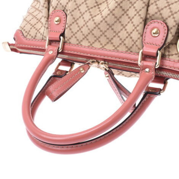 GUCCI GG Sookie Bag Diamante Beige Pink Calf Handbag - Picture 3 of 12